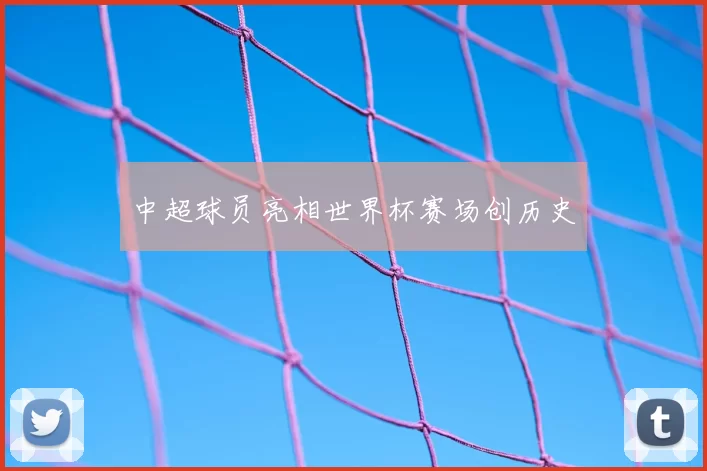 中超球员亮相世界杯赛场创历史
