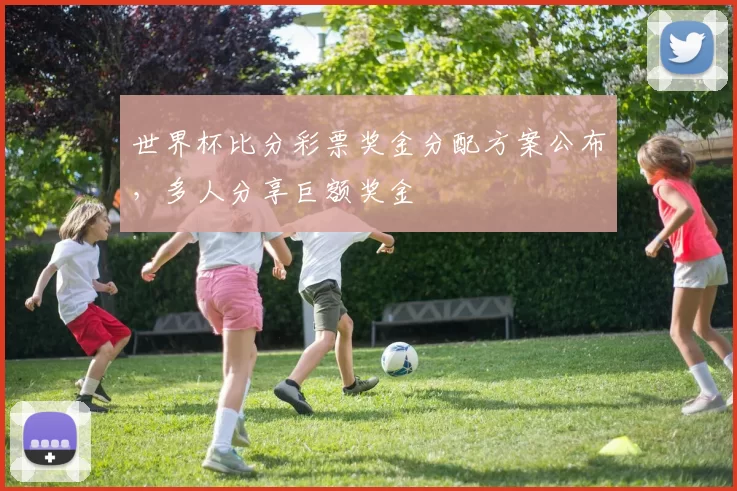 世界杯比分彩票奖金分配方案公布,多人分享巨额奖金
